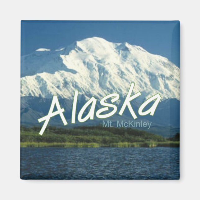 Akaska State Travel Souvenir Fridge Magnet (Front)