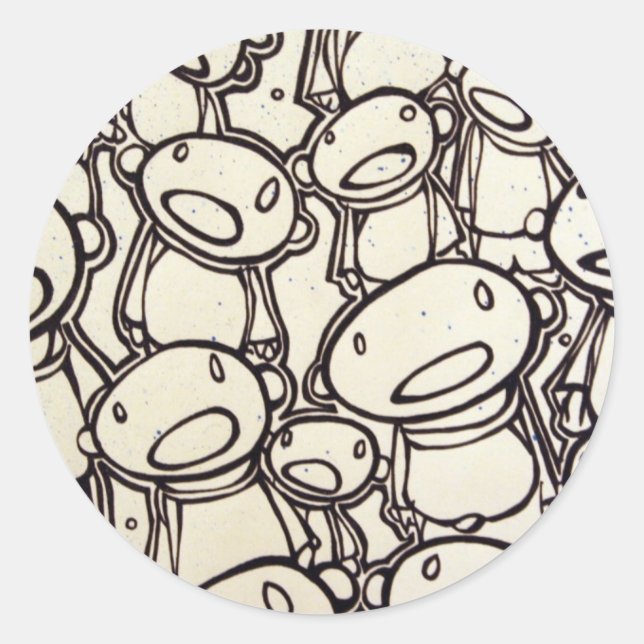 Akayo Classic Round Sticker (Front)