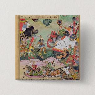 Akbar receiving the drums and standards captured f button