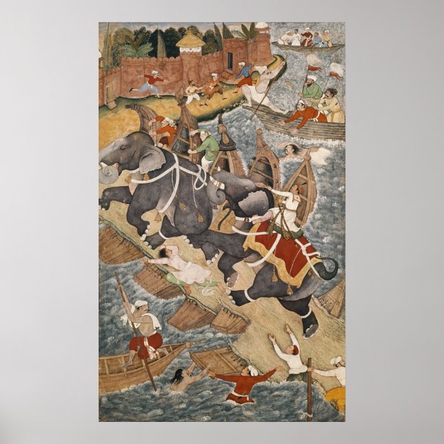 Akbar Tames the Savage Elephant, Hawa'i Poster (Front)