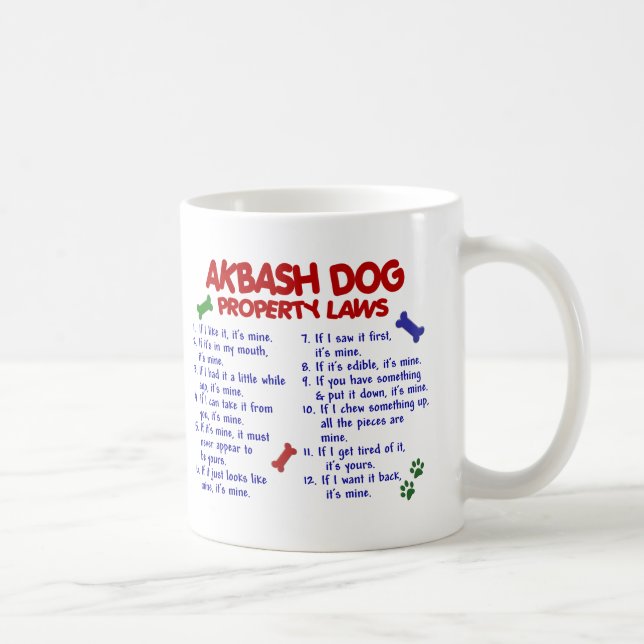 AKBASH DOG Property Laws 2 Coffee Mug (Right)