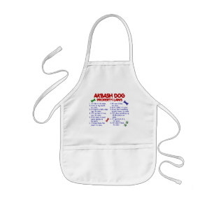 AKBASH DOG Property Laws 2 Kids' Apron
