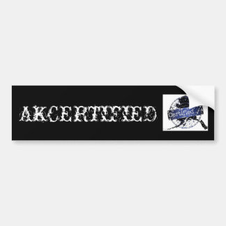 AKCERTIFIED STICKER