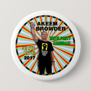 Akeem Browder for NYC Mayor Button