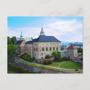 Akerhaus Castle In Olso  Norway Postcard by catherinesherman at Zazzle