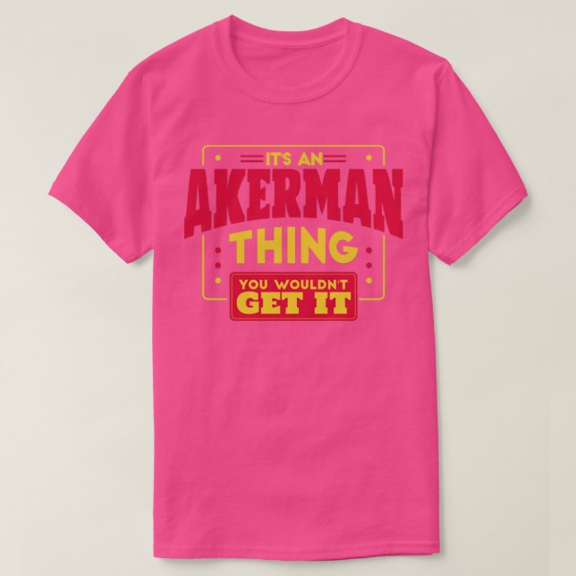 Akerman T-Shirt (Design Front)