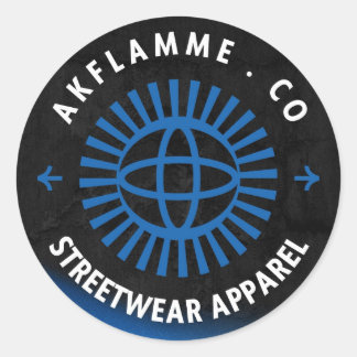 Akflamme.co Classic Round Sticker