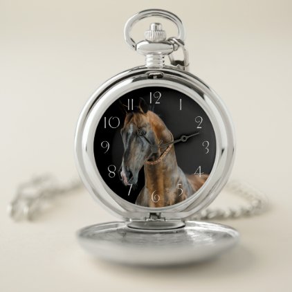 Akhal-Teke Horse Pocket Watch