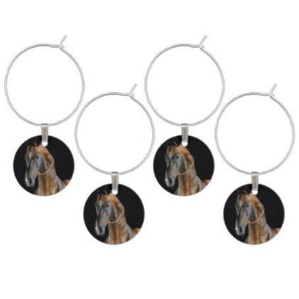 Akhal-Teke Horse Wine Glass Charm