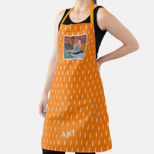 Aki Japanese Autumn season Art Apron