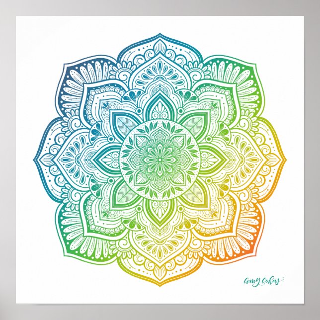 Aki Mandala Fine Art Print (Front)