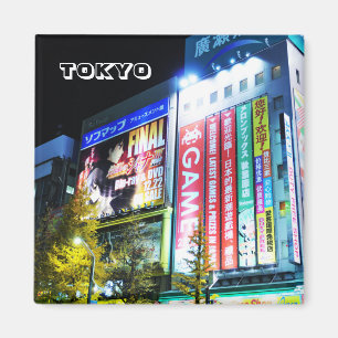 Akihabara (Electric City) in Tokyo, Japan Magnet
