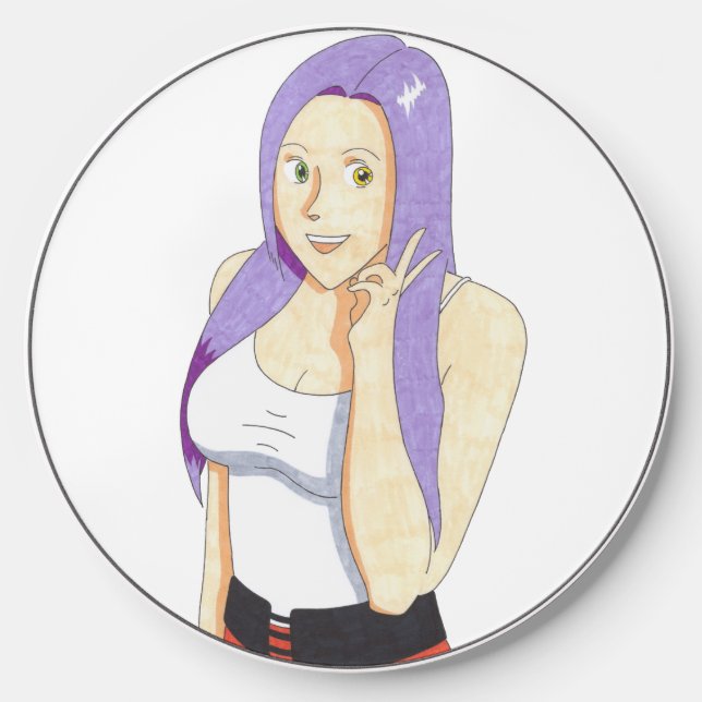 Akiko Peace Sign Wireless Charger (Front)