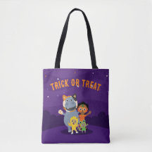 Akili and Friends Trick or Treat Tote Bag