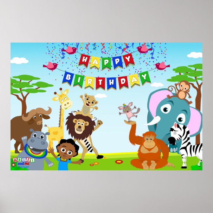 Akili And Me Birthday Poster 