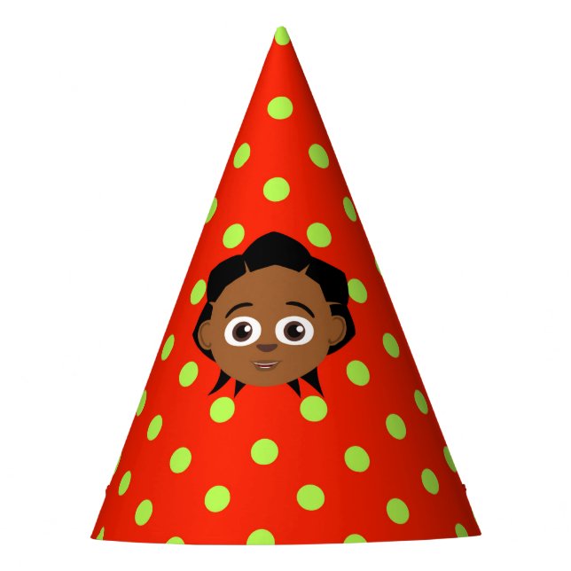 Akili Birthday Party Hat (Front)