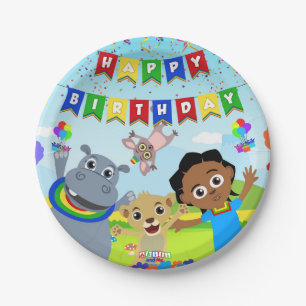 Akili & Friends Paper Plate 2