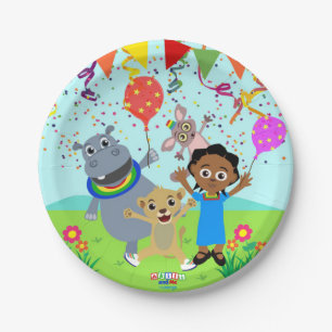 Akili & Friends Paper Plate 3