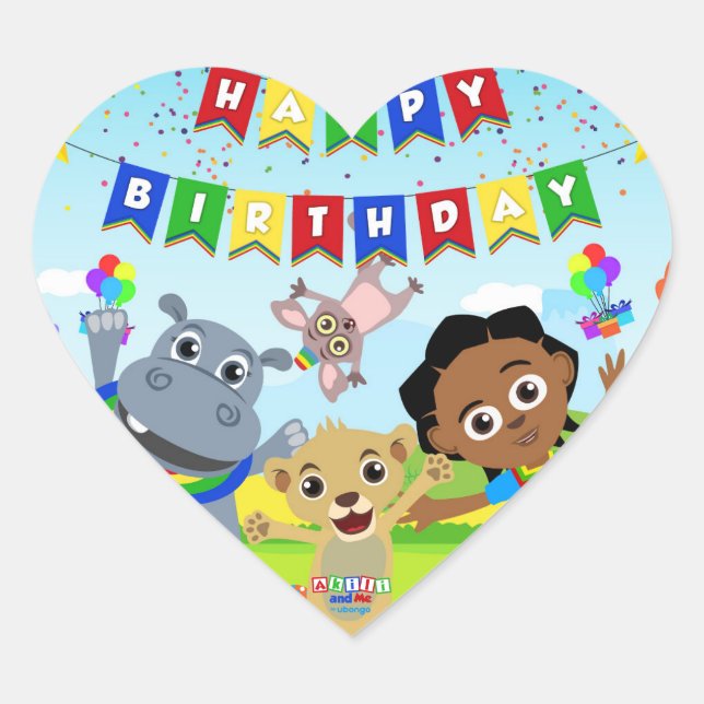 Akili & Friends Sticker 2 (Front)