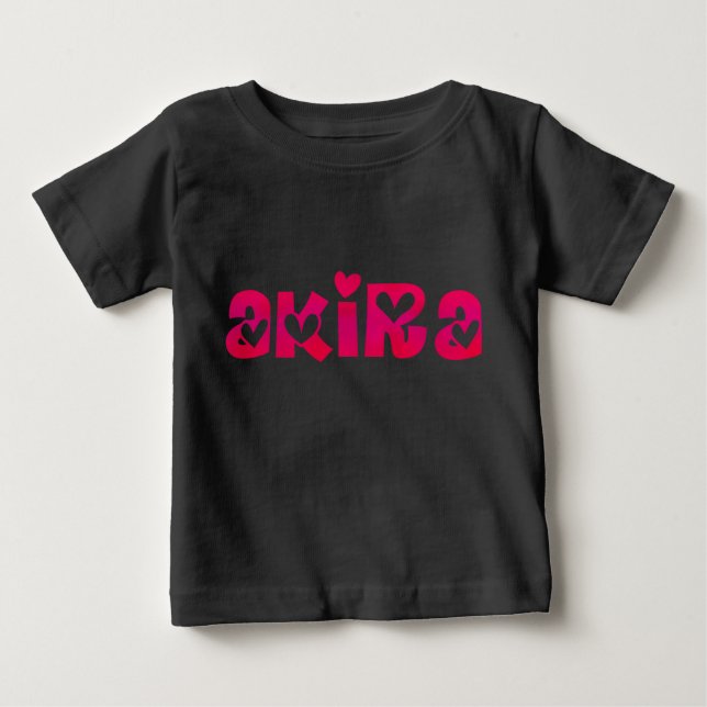 Akira in Hearts Baby T-Shirt (Front)