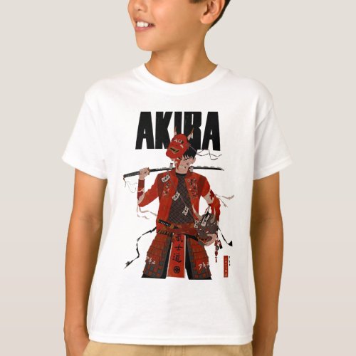 Akira Manga Vintage Japanese Anime Movie 1988 T_Shirt