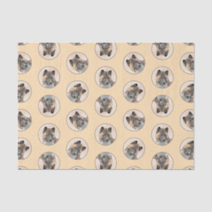 Akita American Japanese Inu Sable Painting Dog Art Tissue Paper