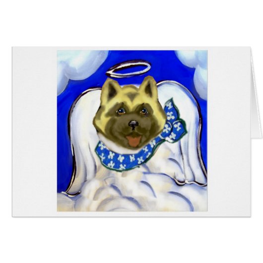 Akita angel cards (Front Horizontal)
