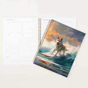 Akita Beach Surfing Painting Planner