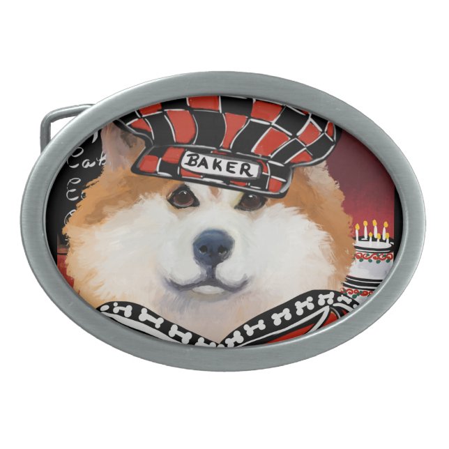 AKITA         BELT BUCKLE (Front)