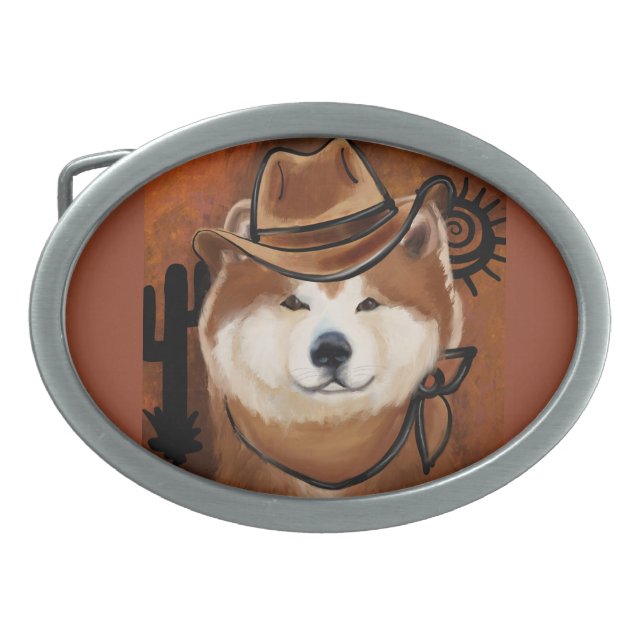 AKITA             BELT BUCKLE (Front)