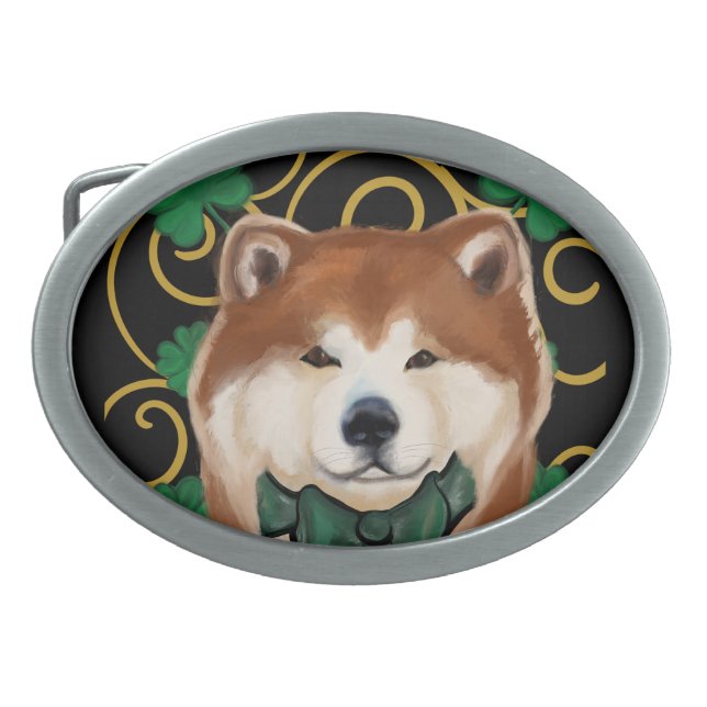 AKITA         BELT BUCKLE (Front)