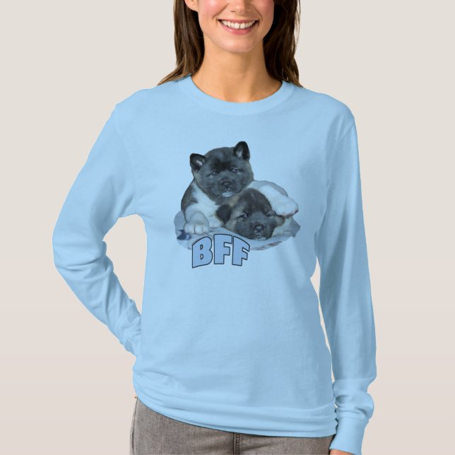 akita BFF  classic women's shirt (Front)