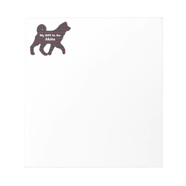 AKITA BFF NOTEPAD (Front)