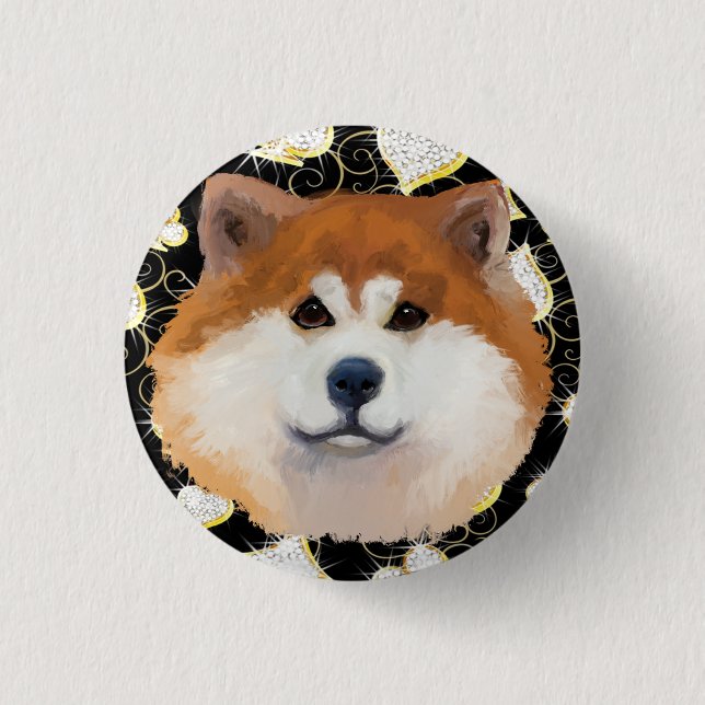 AKITA        BUTTON (Front)
