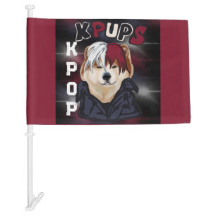 AKITA CAR FLAG