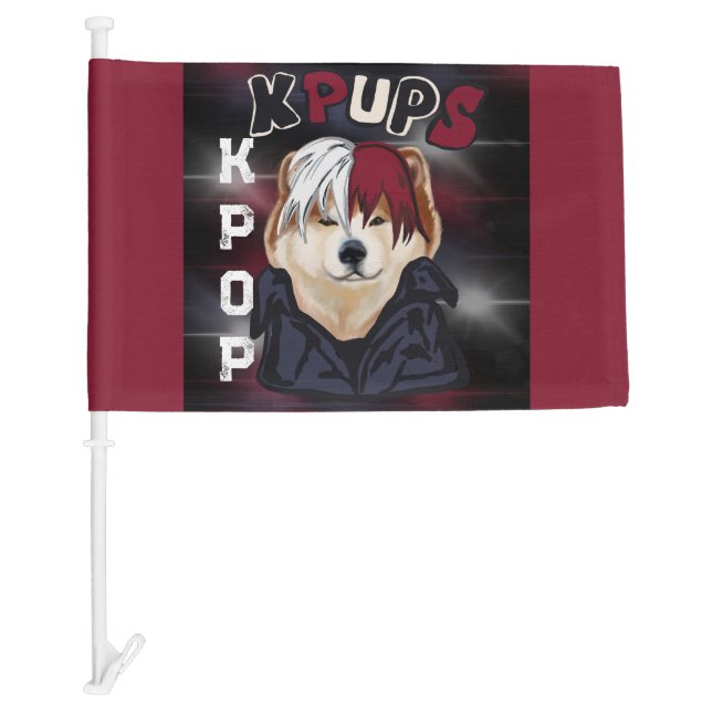 AKITA CAR FLAG (Front)