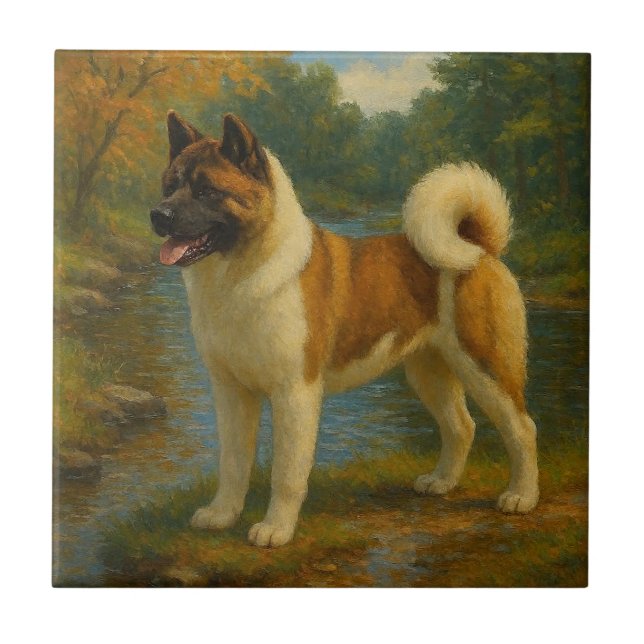 Akita Ceramic Tile (Front)
