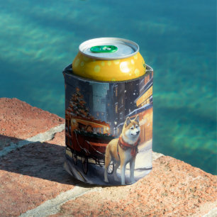 Akita Christmas Festive Season Can Cooler
