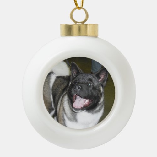 Akita Christmas Ornament