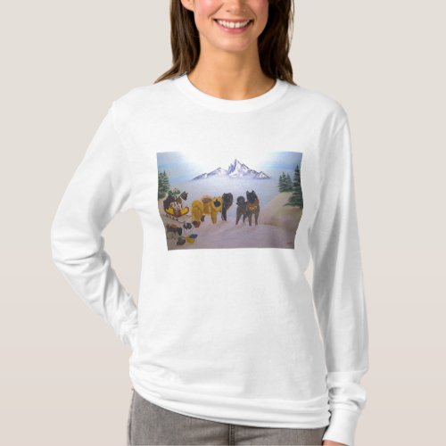 Akita Christmas Time T_Shirt