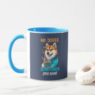 Akita Coffee Companion Funny Akita Owner Mug
