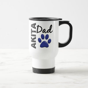 Akita Dad 2 Travel Mug