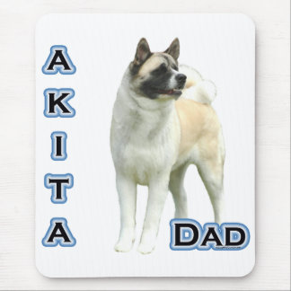 Akita Dad 4 Mouse Pad