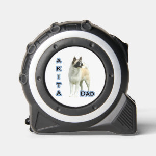 Akita Dad 4 - Sticker Tape Measure