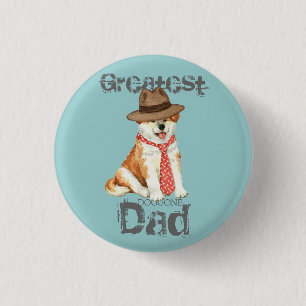 Akita Dad Button