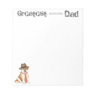 Akita Dad Notepad