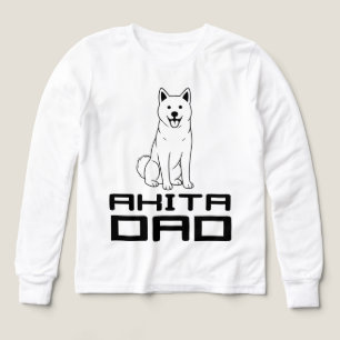 Akita Dad T-Shirt Tri-Blend Shirts