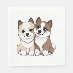 akita dog Classic T-Shirt Napkins