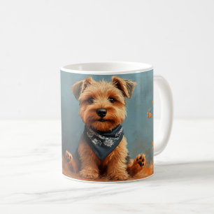 Akita Dog Cute Cartoon Coffee Mug