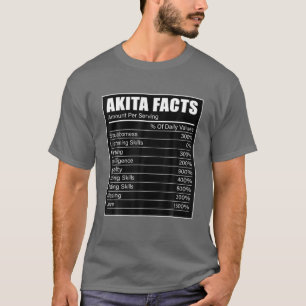 Akita Dog Lover Akita Facts Akita Dog T-Shirt